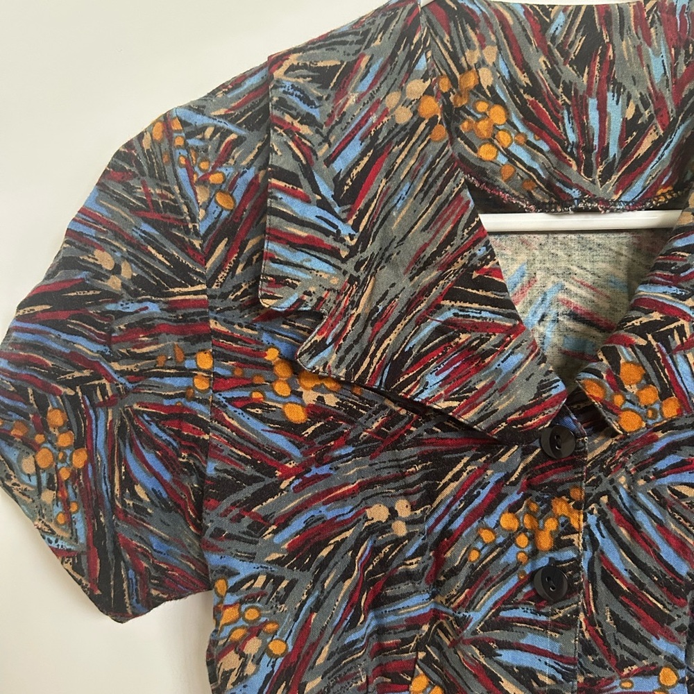 Retro 70s Cropped Cardigan